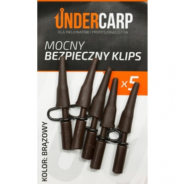 Under Carp Mocny Bezpieczny Klips Brązowy